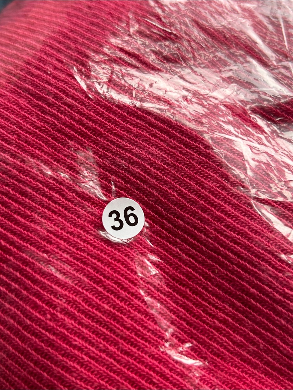 Free People JoJo Long Sleeve Thermal Waffle Knit Top In Hot Pink Size Small - Picture 16 of 16